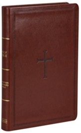 CSB Ultrathin Reference Bible, Brown LeatherTouch, Thumb-Indexed