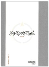 CSB She Reads Truth Bible, Gray Linen