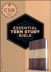 CSB Essential Teen Study Bible, Weathered Gray Cork LeatherTouch