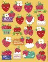 Strawberry Scented Stickers (Pack of 80)