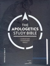 CSB Apologetics Study Bible, Navy LeatherTouch, Thumb-Indexed