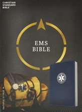 CSB Emergency Medical Services Bible, Navy LeatherTouch