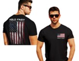 Hold Fast, Flag, Shirt, Black, 3X-Large