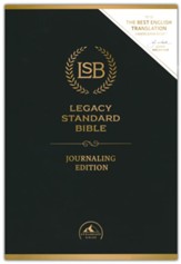 Legacy Standard Bible, Journaling Edition--soft leather-look, burnt sienna