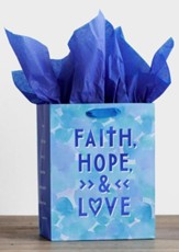 Faith, Hope, and Love Gift Bag, Medium
