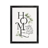 Home Is Filled With Joy Love And Laughter Framed Art