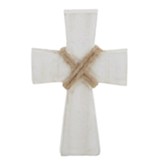 Standing Cross, White Wood, Small