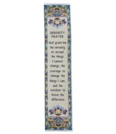 Serenity Prayer Woven Fabric Bookmark