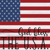 God Bless the U.S.A., Flag, Plaque