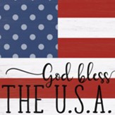 God Bless the U.S.A., Bold Stripes, Plaque