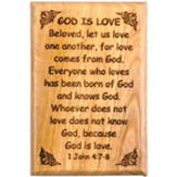 God is Love 1 John 4:7-8 Bible Verse Fridge Magnet from Bethlehem