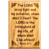 Lord is my Light Psalm 27:1 Bible Verse Fridge Magnet from Bethlehem