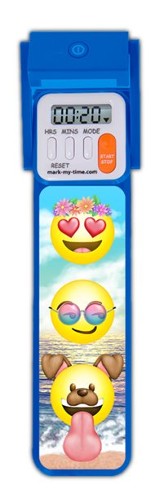 3D Booklight Timer Bookmark, Filter Emoji