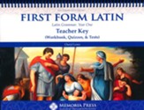 First Form Latin Teacher Key (Workbook, Quizzes, & Tests), 2nd Edition