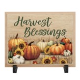 Harvest Blessing Table Decor Plaque
