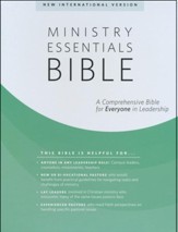 NIV Ministry Essentials  Bible-Genuine leather, black