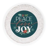 Peace Joy Love Framed Art