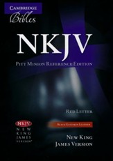 NKJV Pitt Minion Reference Bible Black Goatskin Leather - Imperfectly Imprinted Bibles