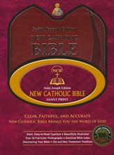 St. Joseph New Catholic Bible (NCB), Giant Print, Brown Imitation Leather