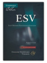 ESV Pitt Minion Reference, Goatskin, Black - Imperfectly Imprinted Bibles