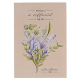 My Grace is Sufficient Notepad, Floral