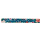 Trust in the Lord, Magnetic Strip, Blue Floral