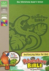 NirV Adventure Bible for Early Readers, Italian Duo-Tone, Jungle Green - Imperfectly Imprinted Bibles