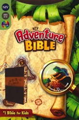 NIV Adventure Bible, Italian Duo-Tone, Chocolate/Toffee - Slightly Imperfect