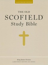 The Old Scofield Study Bible, KJV, Large Print Edition Genuine Leather Black