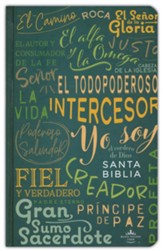 Biblia RVR 1960 letra grande tamaño manual, con nombres de Dios (Handy Size Large Print, Names of God)