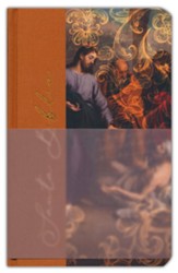 Biblia RVR 1960 letra grande, manual, tapa dura de tela Jesus sana (Handy Size Large Print Hardcover Cloth Jesus Heals)