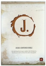 Jesus-Centered Bible NLT, Saddle - Slightly Imperfect