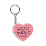 Grateful Heart, Acrylic Keychain