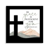 My Grace is Sufficient For You, Silhouette Framed Decor