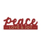 Peace, Love & Joy, Word Block