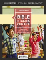 Bible Studies For Life: Kindergarten Quick Start Kit Spring 2022