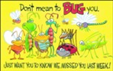 Bugs Postcard, Package Of 25