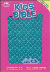 KJV Kids Bible, Aqua LeatherTouch