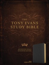 CSB Tony Evans Study Bible, Black  Bonded Leather
