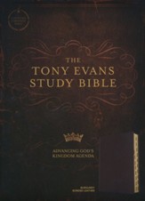 CSB Tony Evans Study Bible, Burgundy  Bonded Leather