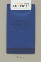 Biblia LBLA Letra Gde. Tam. Manual, Piel Imit. Azul  (LBLA Handy-Size Large Print Bible, Imit. Leather Blue)