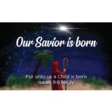 Christmas Scripture Cards, Our Savior is Born, Isaiah 9:6, Pack of 25