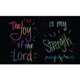 Children and Youth Scripture Cards, The Joy of the Lord is my Strength, Nehemiah 8:10 Pack of 25