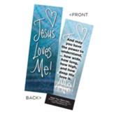Jesus Loves Me Bookmarks, Pack of 25