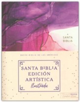 BIBLIA Artistica Ilustrica NBLA, Tapa Dura/Tela, Rosado  (NBLA Illustrated Artisan Bible, Pink, Cloth Over Board)
