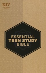 KJV Essential Teen Study  Bible--hardcover