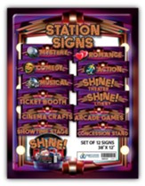 SHINE! Station Signs (pkg. of 12)