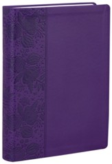 CSB Super Giant-Print Reference Bible--soft leather-look, purple - Imperfectly Imprinted Bibles