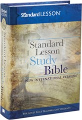 NIV Standard Lesson Study Bible,  hardcover