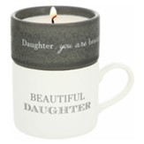 Daughter Mug And Soy Wax Candle Set